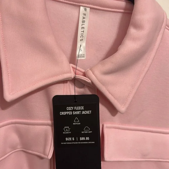 NWT Fabletics Cropped Shirt Jacket - Picture 3 of 4